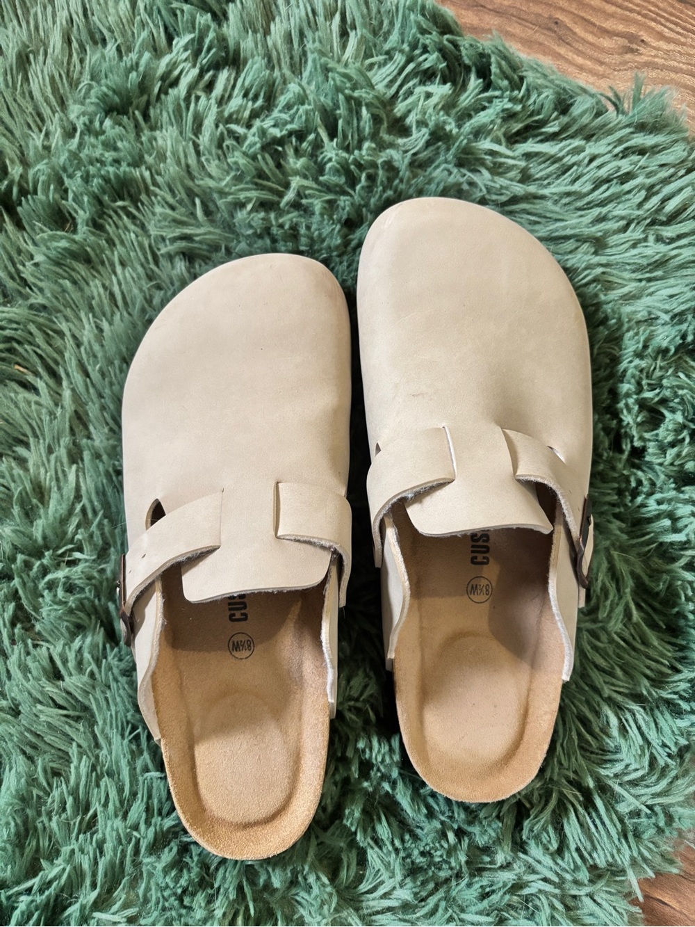 Faux Leather Cushionaire Clogs